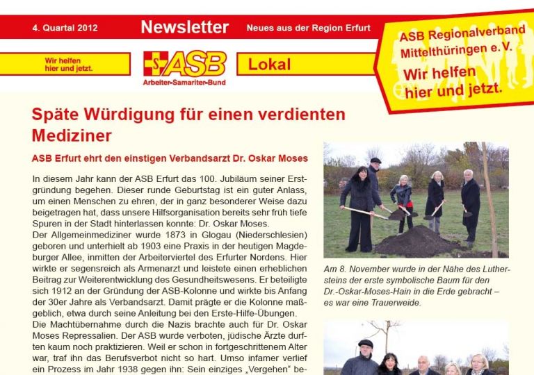 Newsletter Ausgabe 26 (01.12.2012) – Vorschau