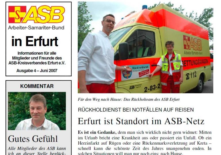 Newsletter Ausgabe 4 (01.06.2007) – Vorschau
