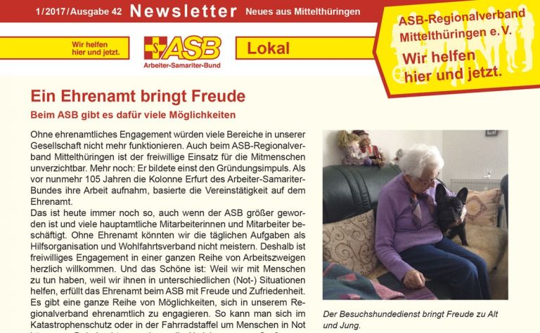 Newsletter Ausgabe 42 (02.03.2017) – Vorschau