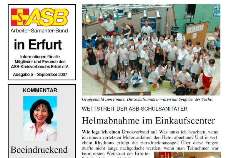 Newsletter Ausgabe 5 (01.09.2007) – Vorschau