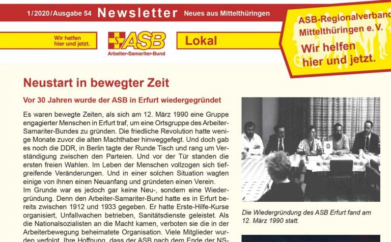 Newsletter Ausgabe 54 (15.04.2020) – Vorschau