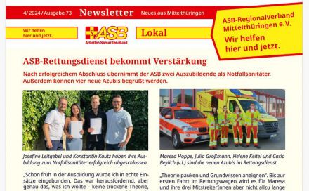 Newsletter Ausgabe 73 (30.10.2024) – Vorschau