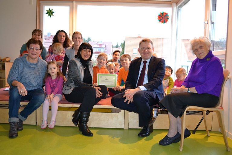 500 Euro Zuwendung für Bewegungs-Projekt 500 Euro Zuwendung für Bewegungs-Projekt
