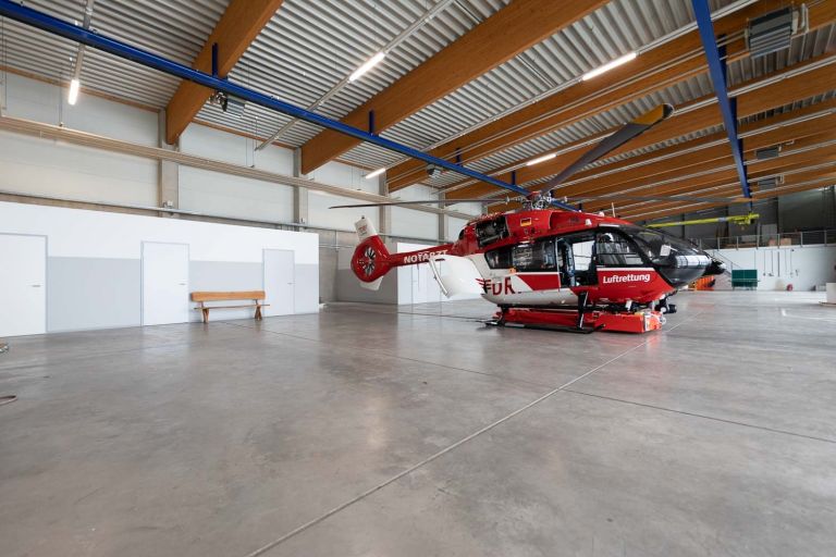 Hangar wurde modernisiert Hangar wurde modernisiert