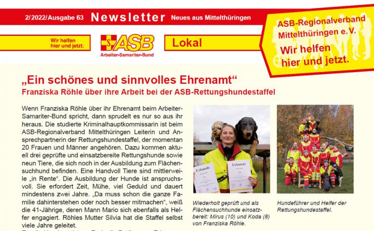 Newsletter Ausgabe 63 (03.06.2022) – Vorschau Newsletter Ausgabe 63 (03.06.2022) – Vorschau