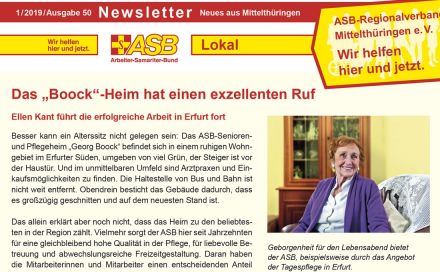 Newsletter Ausgabe 50 (04.04.2019) – Vorschau Newsletter Ausgabe 50 (04.04.2019) – Vorschau