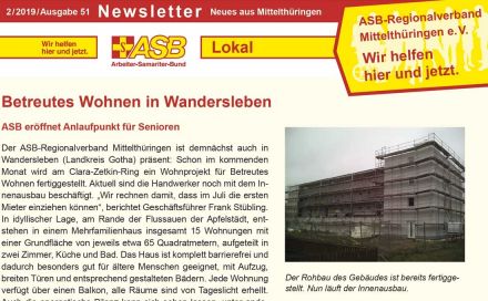 Newsletter Ausgabe 51 (01.06.2019) – Vorschau Newsletter Ausgabe 51 (01.06.2019) – Vorschau
