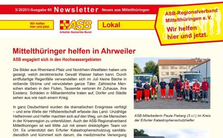 Newsletter Ausgabe 60 (01.08.2021) – Vorschau Newsletter Ausgabe 60 (01.08.2021) – Vorschau